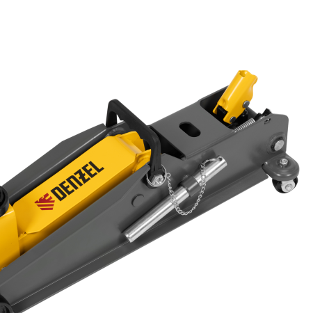 Домкрат гидравлический подкатной с фиксатором DENZEL 3 т, 190-532 мм, SUV