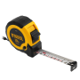 Рулетка DENZEL 10м х 25мм, двухкомп. корпус, кнопка-пауза
