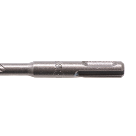 Бур по бетону DENZEL 705013, 8 x 210 мм, двойная спираль, три пылеотводящие кромки