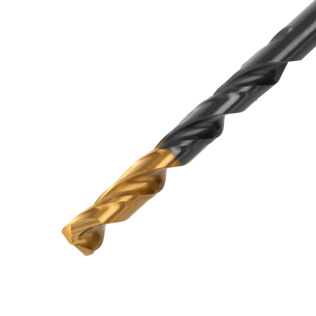 Сверло по металлу DENZEL 4,2 мм, HSS-Tin, Golden Tip, 10 шт.