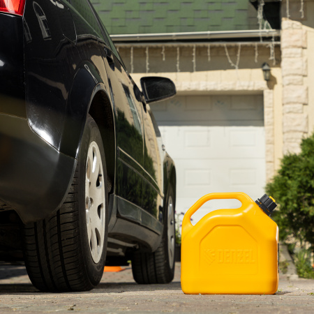 Пластиковая канистра DENZEL 53129, 10 л, для ГСМ, премиум