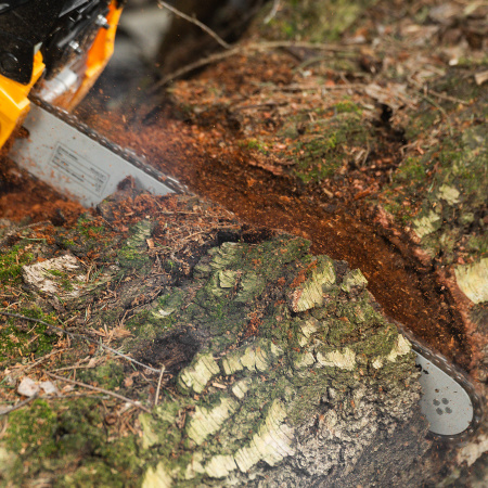 Пила цепная бензиновая DENZEL DGS-4516, шина 40 см, 3 л.с, шаг 3/8, 57 звеньев