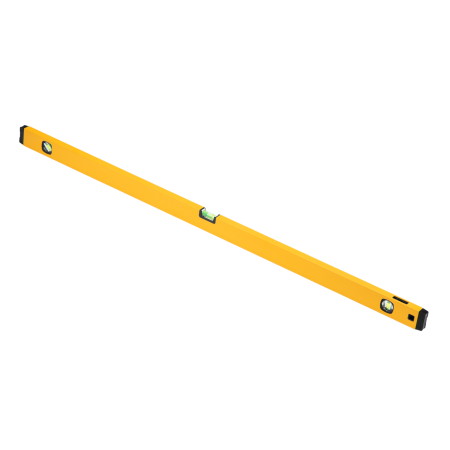 Уровень алюминиевый DENZEL магнит., фрезерованный, 3 глазка (1 зеркал.), 0,5 мм/м, 1200 мм