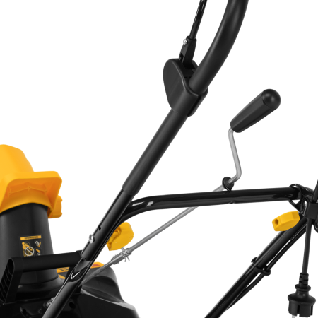 Снегоуборщик электрический DENZEL ESB-460-M, 1.8 кВт, металлический шнек, LED фара