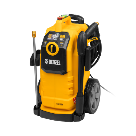 Моечная машина высокого давления DENZEL K 50 Power, 2100 Вт, 150 бар, 600 л/ч, асинхронный двигатель
