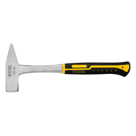 Молоток слесарный DENZEL 800 г, цельнометаллический, двухкомпонентная рукоятка Молоток слесарный DENZEL 800 г, цельнометаллический, двухкомпонентная рукоятка