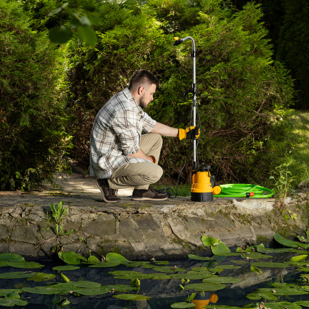 Дренажный насос для чистой воды DENZEL DPB400, 400 Вт, подъем 11 м, 5500 л/ч