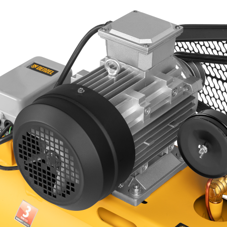 Компрессор воздушный DENZEL BCW3000-T/100, 3.0 кВт, ременный привод, 100 литров, 520 л/мин