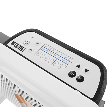 Конвектор гибридный электрический DENZEL HybridX-2000, ИК нагреватель, цифровой термостат