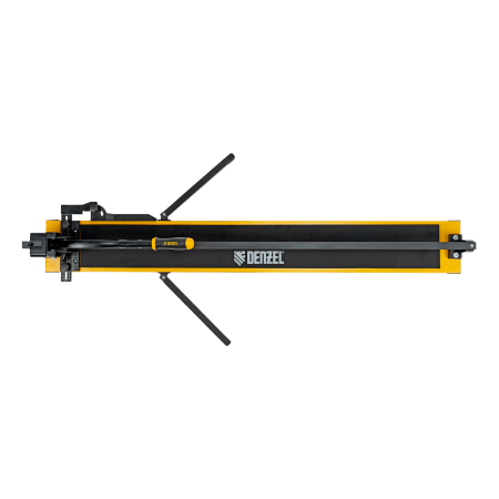 Плиткорез рельсовый DENZEL 1200х16мм, каретка на подш., стальная станина, усил. рукоятка-пенал