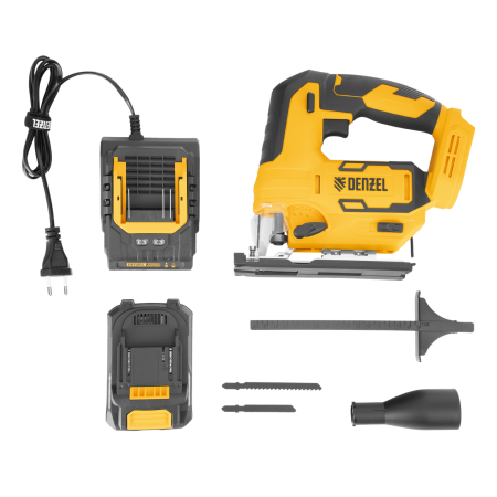Лобзик аккумуляторный DENZEL CJH-20-80, Li-Ion, 20 В