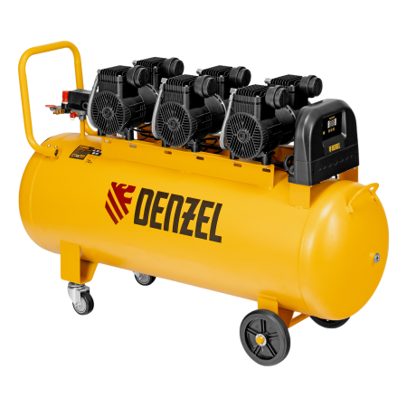 Компрессор безмасл. малошумн. DENZEL DLP-4500/150, 4,5 кВт, 3х1,5 кВт,150 л, 2850 об/мин,750 л/мин Компрессор безмасл. малошумн. DENZEL DLP-4500/150, 4,5 кВт, 3х1,5 кВт,150 л, 2850 об/мин,750 л/мин