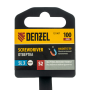Отвертка DENZEL SL3х100 мм, S2, 3к рукоятка