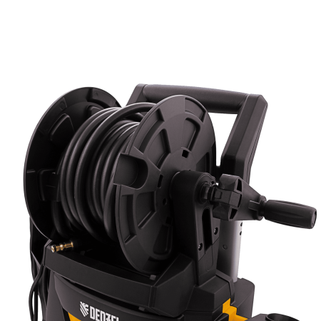 Мойка высокого давления DENZEL R-210iD, 2600 Вт, 210 бар, 8.0 л/мин, с барабаном