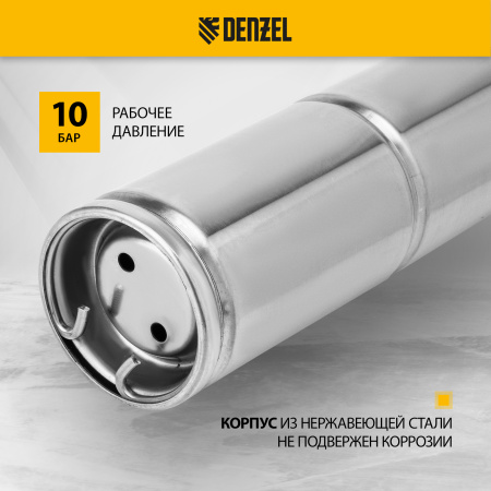 Скважинный насос DENZEL DWS-3,5-100, винтовой, диаметр 3,5, 800 Вт, 1700 л/ч, напор 100 м