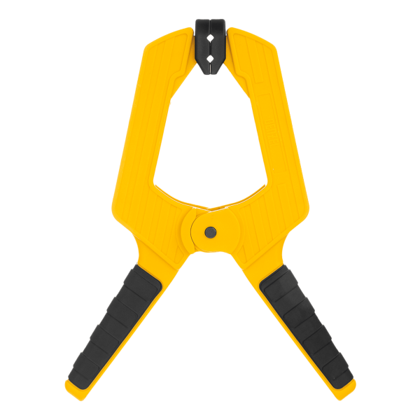 Струбцина клещеобразная DENZEL усиленная 100 х 80 мм, двухкомпонентные рукоятки