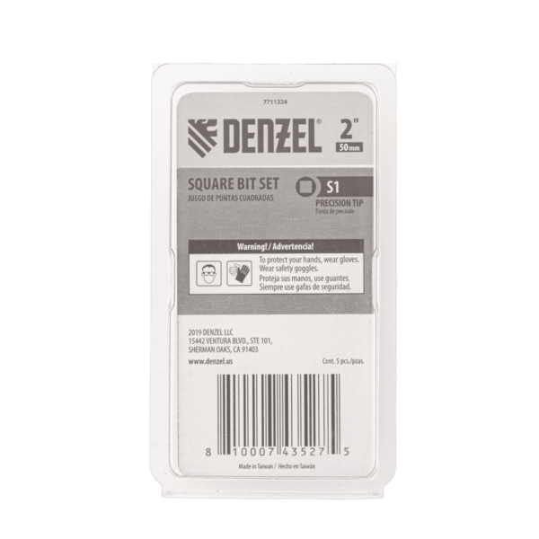 Набор бит DENZEL S1x50, 5 шт.