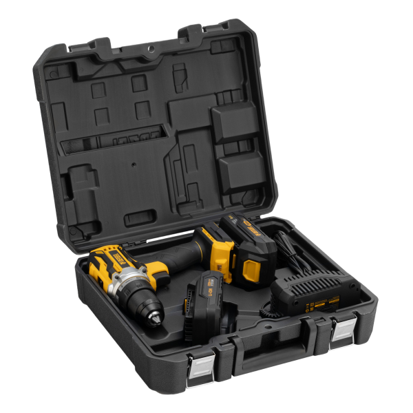 Дрель-шуруповерт аккумуляторная, бесщет. DENZEL BLDL-18-02 Li-Ion, 18 В