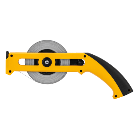 Рулетка геодезическая DENZEL 30 м х 13 мм, открытый корпус, металлическая лента