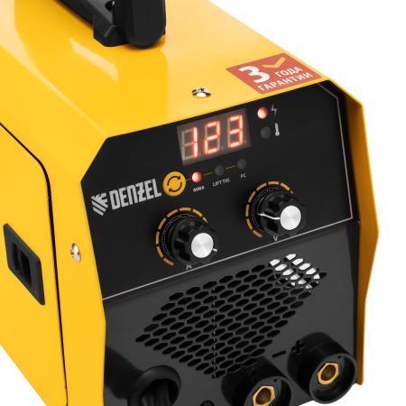 Аппарат инвертор. полуавтомат. сварки DENZEL Mini MIG-135, 130 А, ПВ 60% Аппарат инвертор. полуавтомат. сварки DENZEL Mini MIG-135, 130 А, ПВ 60%