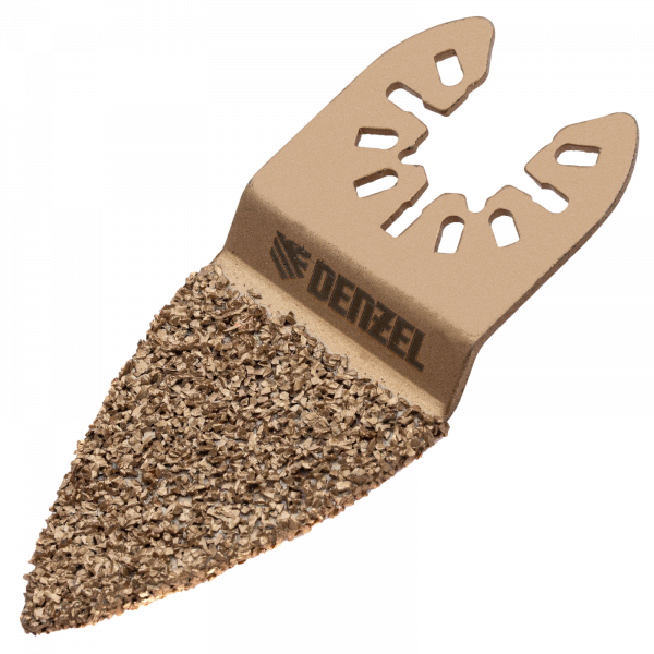 Насадка для МФИ DENZEL 782321 шлифовальная дельтавидная, HM, по плитке и дереву, 35 мм