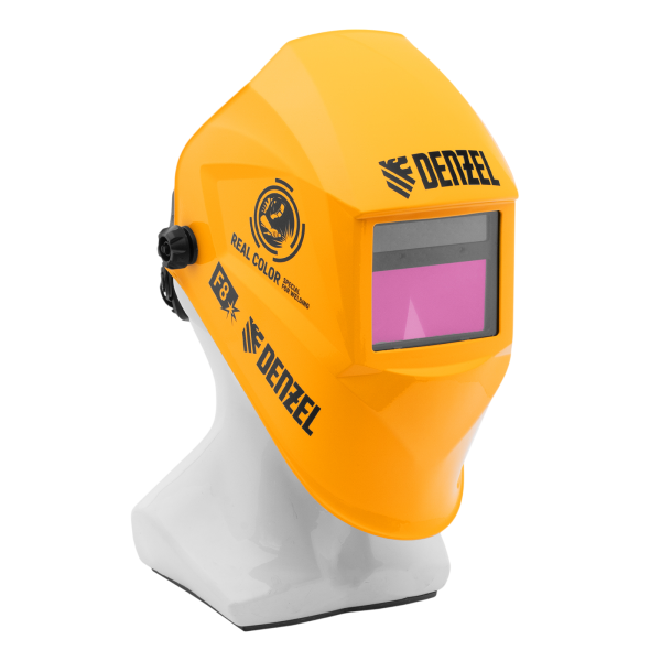 Щиток защитный лицевой DENZEL (маска сварщика) F8, см. окно 100х50, Real Color, DIN4/5-8/9-13 Щиток защитный лицевой DENZEL (маска сварщика) F8, см. окно 100х50, Real Color, DIN4/5-8/9-13