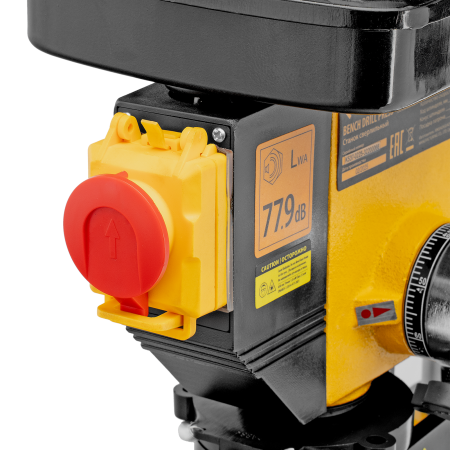 Станок сверлильный DENZEL DDM-550L, 550 Вт, 16 мм, 12 ск., лазер, настольный