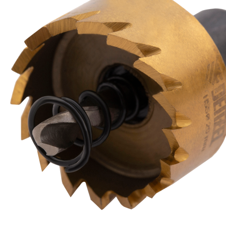 Коронка по металлу DENZEL 724107, 29 мм, HSS, нитридтитановое покрытие Коронка по металлу DENZEL 724107, 29 мм, HSS, нитридтитановое покрытие