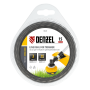 Леска для триммера DENZEL Extra cord 96126, 3 мм x 15 м, квадратная, двухкомпонентная
