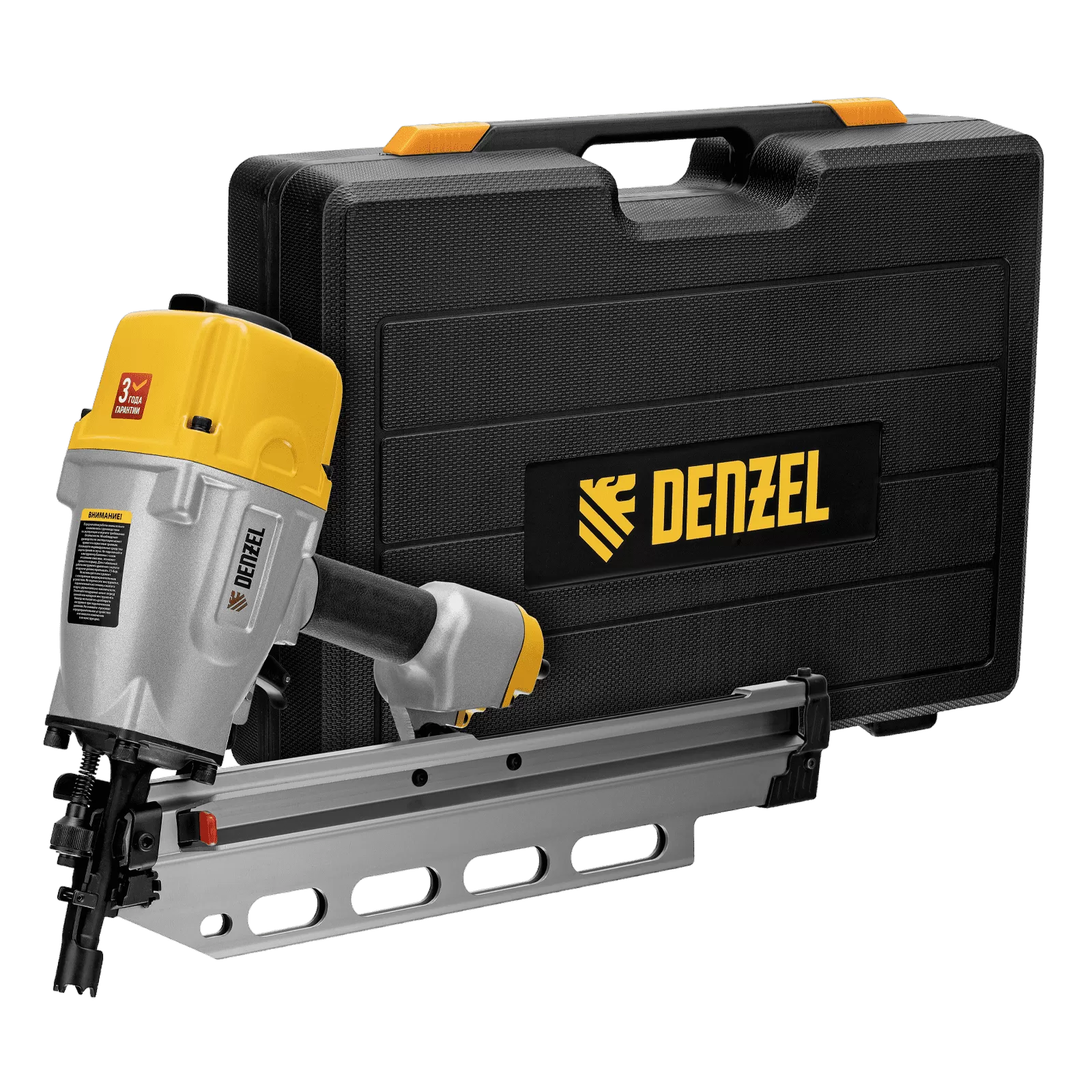 Нейлер пневматический DENZEL PN2190 для гвоздей SN21 от 50 до 90 мм ...